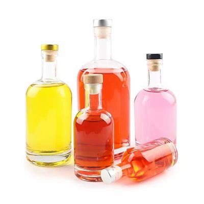ボディ素材 ガラス 375ml 500ml 700ml 750ml 1l ノルディックウォッカ ボトル カスタムロゴ