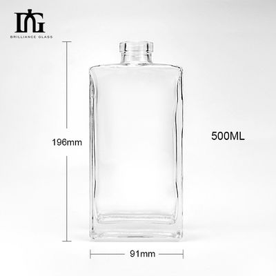 高級100ml ミニ リコア ウォッカ ウィスキー ラム ブランデー ジン 飲料用 ガラスボトル