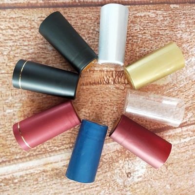 プラスチック アルミニウム キャップ 透明 PVC 熱縮容カバー ガラスボトル