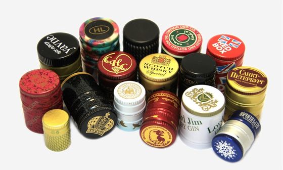 プラスチック アルミニウム PVC 熱縮縮ラップ フィルム 丸い形 オーダーメイド ウィスキーボトル
