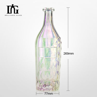 豪華なダイヤモンド形ワインボトル 700ml/750ml/1000ml 炭酸飲料容量