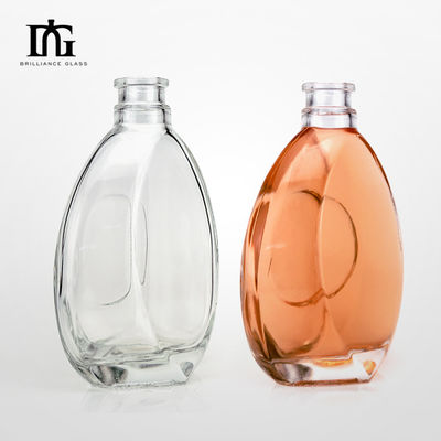 コーク密封タイプ ホイスキー・ブルボン・ウォッカの透明ブランデーガラスボトル 700ml 750ml