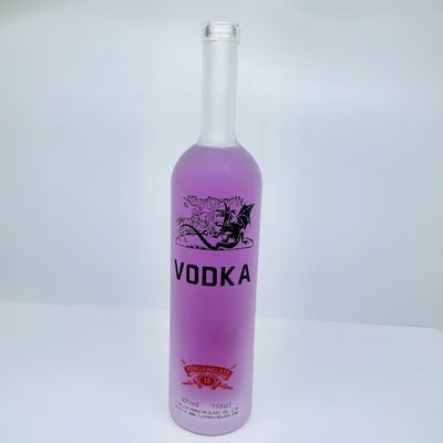 200ml 375ml 500ml 750ml 1000ml 丸いガラス酒瓶 コルク蓋とカスタムデザイン