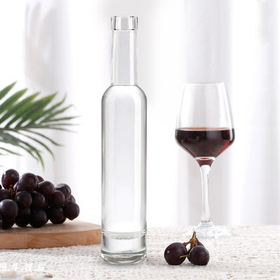 200ml 375ml 500ml 750ml 1000ml 丸いガラス酒瓶 コルク蓋とカスタムデザイン