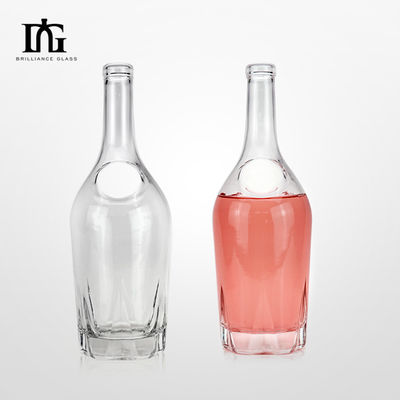 OEM/ODM 許容 750ml 1000ml 清明なガラスボトル レッドワイン スパークリング ウォッカ
