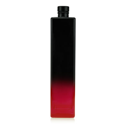 酒瓶 黒赤塗り 750ml グラスジュースボトル 飲み物 コーク ミニワイン