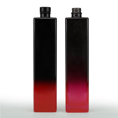 酒瓶 黒赤塗り 750ml グラスジュースボトル 飲み物 コーク ミニワイン