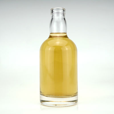 オーダーメイド ロゴ 形 閉め 750ml 蓋付き 酒用 ユニークな ガラス ボトル