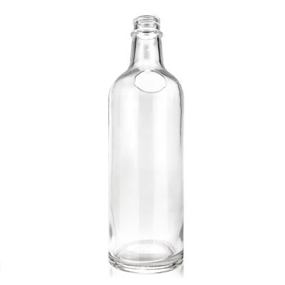 クリアグラス酒瓶 スクロールキャップ容量500ml/750ml/1L ネックレス素材 ガラス