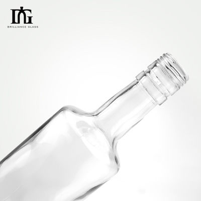 オーダーメイド形 700ml 750ml 1000ml ガラスボディ ウォッカ リコール ジン 空のウイスキーボトル