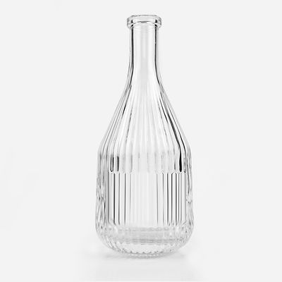 375ml 450ml アイスワインボトル グラスコンテナ 飲料用コルクと曲げられたパターン