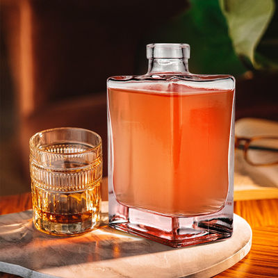 炭酸飲料用 スクウェア・ウイスキーボトル 500 Ml/750 Ml/1000 Ml