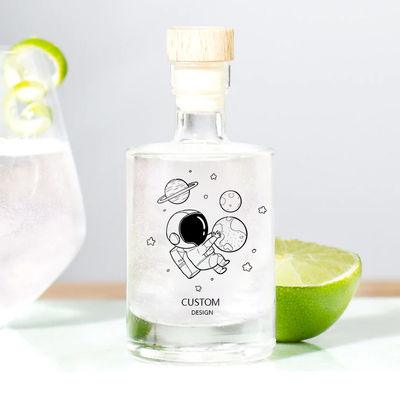 スピリット・ウイスキー・ウォッカ・ブランデー・パッケージング用のカスタマイズされたシリンダー・リコアボトル 750ml/500ml