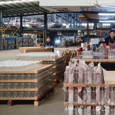 製造 モダン シンプル ガラス ボトル ウィスキー 350ml 工業用飲料用テキラ