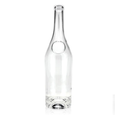 酒類と飲料 700ml コークストッパー ブランデーのための透明ガラスボトル ウォッカ・スピリット