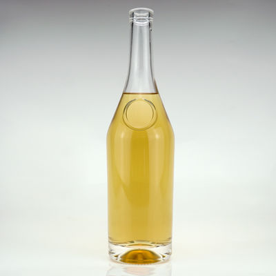 酒類と飲料 700ml コークストッパー ブランデーのための透明ガラスボトル ウォッカ・スピリット