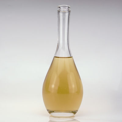 500ml ガラスのボトル 末端 ヴァーザ 長い首 ウォッカ ワイン コルク スクロール 両方 密封タイプ