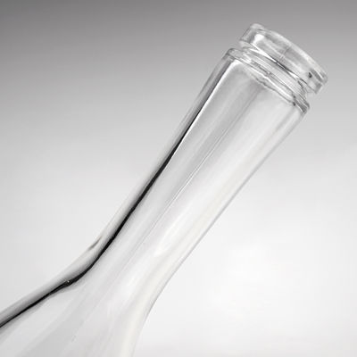 500ml ガラスのボトル 末端 ヴァーザ 長い首 ウォッカ ワイン コルク スクロール 両方 密封タイプ