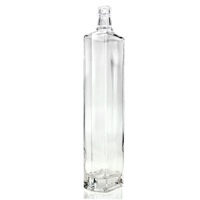 受け入れられる お客様のロゴ ガラスボトル 三角形 650ml リコール ウイスキーとコルク