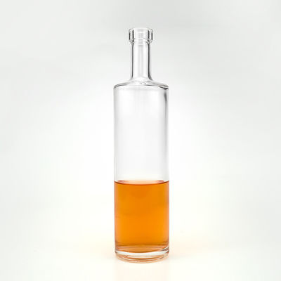 透明マットブラックガラス酒瓶 750ml ノルディックジン ウィスキー ウォッカ 酒類 飲料
