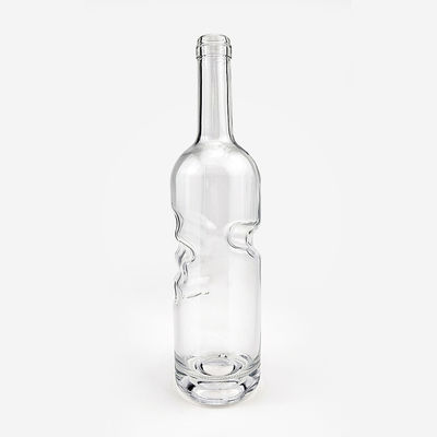 酒類とワインのためのガラスのボトル 750ml スクリーン印刷 熱スタンプ 彫刻