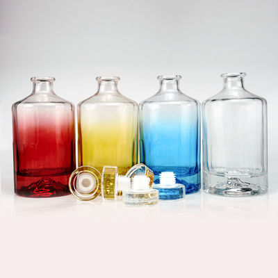 透明 空ガラス ヴァルカノ ボトム ウォッカ ジン ラム テキラ ウィスキー ブランデー スピリット 500ml 750ml