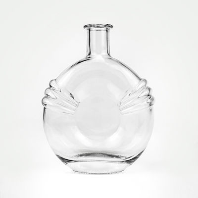 500ml 700ml クリアグラスボトル ブランデー用のコルク付き