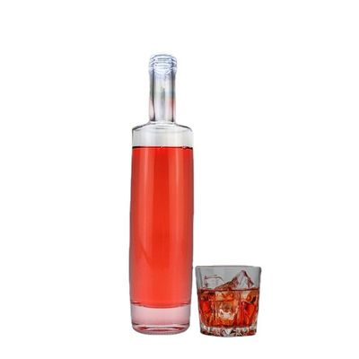 透明マットブラックグラス 酒瓶 700ml ノルディックジン 750ml ウイスキー ウォッカ スピリット