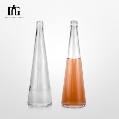 オーダーメイド 豪華 ユニークな花瓶 形状 ガラスボトル 700ml 750ml コークスクリューキャップ