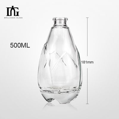 OEM/ODM 500ml ガラスジンのボトル