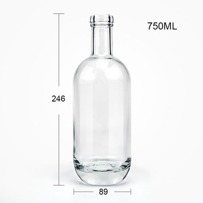 カスタムラベルと彫刻デザイン 50ml 100ml 250ml 500ml 750ml ソーダのためのガラスボトル