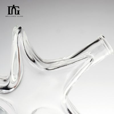 ジン・ラム・ブランデー・ウォッカの200mlのガラスボトル