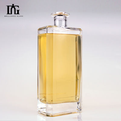 500ml 750ml 厚い底に刻印されたホットスタンプリングラベル 酒類用ウォッカボトル