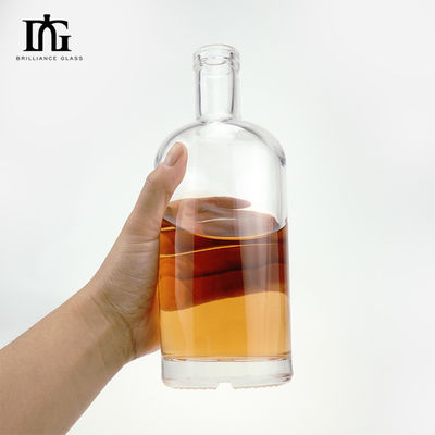 オーダーメイド ホットスタンピング ラベル 500ml 750ml 厚い底のサイズでウイスキーボトル