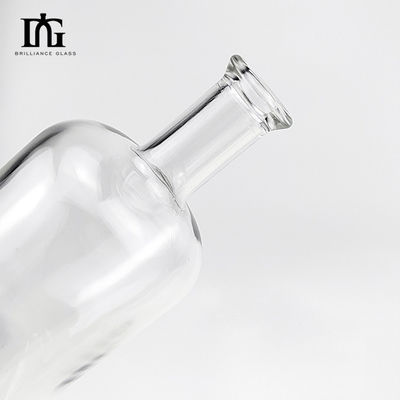 コルクスクリューキャップタイプ ガラスボトル ユニークな火山底デザイン 500ml/700ml/750ml容量