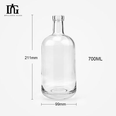 自由にカスタマイズ 700ml ウイスキー・ラム・ジン コーク付き空き酒瓶