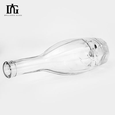 OEM/ODM 許容される透明ガラスボトル 700ml 750ml 酒類および飲料用