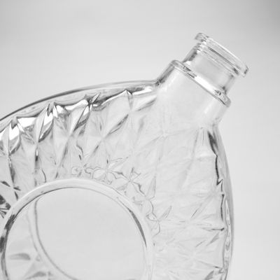 産業用飲料 500ml ウィスキー清潔で耐久性のあるガラスボトル
