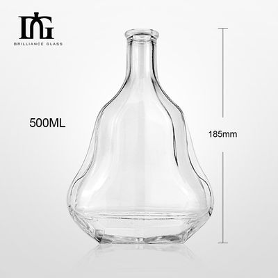 500ml/1000ml ギター ガラス ウィスキー ブランデー ガラス ボトル