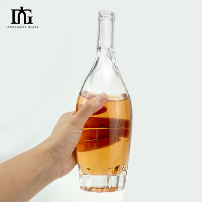 刻画 700ml 750ml ガラスの酒瓶 アルコールとスピリットをカスタマイズするために