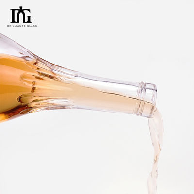 刻画 700ml 750ml ガラスの酒瓶 アルコールとスピリットをカスタマイズするために