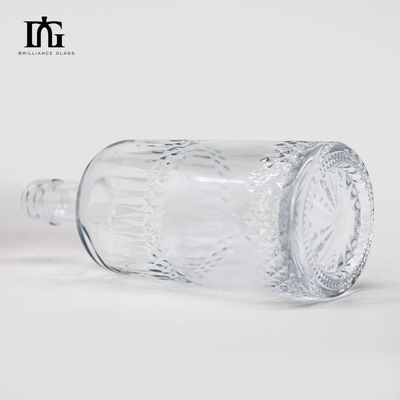 500ml 丸いガラス飲料ボトル 酒類密封型 CORK OEM/ODM 受け入れられる