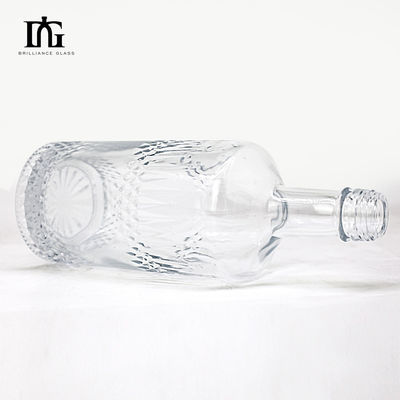 500ml 丸いガラス飲料ボトル 酒類密封型 CORK OEM/ODM 受け入れられる