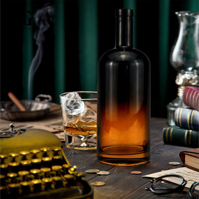 透明アンバー 黒ワイン ガラスボトル 375ml 500ml 750ml 700ml 密封タイプ CORK