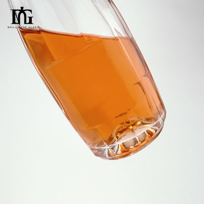 OEM/ODM 受け入れられる 700ml 空っぽ ロング ネック アイス 透明 ガラス ワイン ボトル シャンパン ボトル