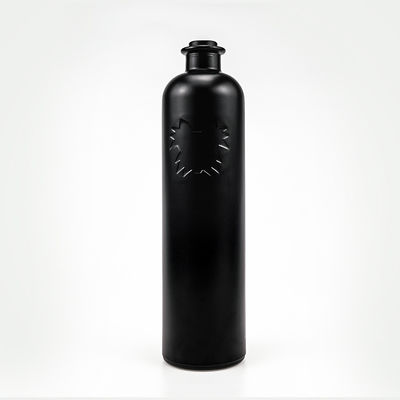 750ml クリア 丸い ガラス ボトル ブランデー ジン ラム ウォッカ テキラ 酒