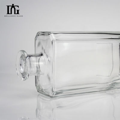 スクリーンプリントとホットスタンプ ブランデー・ラム・ウォッカ 500ml/700ml/750mlのためのガラスボトル