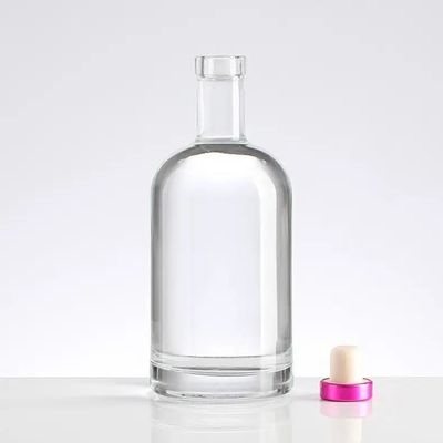 密封タイプ CORK 100ml 200ml 375ml 500ml 750ml マットブラックホワイト ガラスボトル ジン