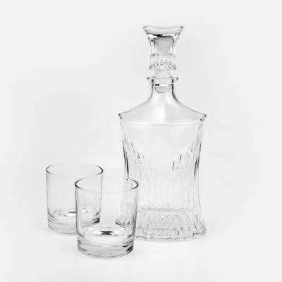 スクリーンプリント ホットスタンピング 750ml 清潔なガラスデカンター