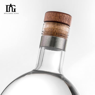 ガラスカラー素材 700ml ダークグリーン 空のワインガラスボトル